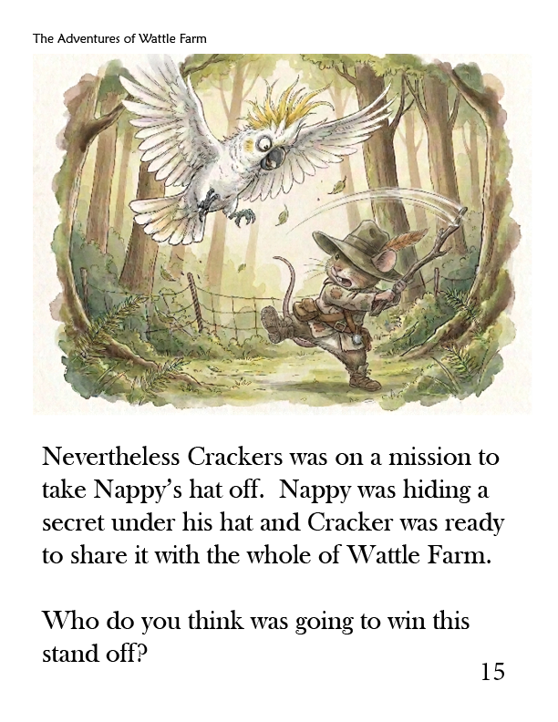 Crackers and Nappy fighting from Moonlight Creek series